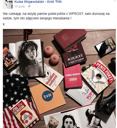 fot.Facebook/ Oficjalny Profil Kuba Wojewódzki - Król TVN