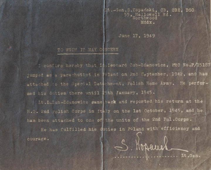 Dokument z 17 czerwca 1949 r. / autor: niezlomni.com