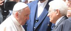 papież i prezydent Włoch / autor: PAP
