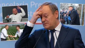 Polityczny kolaż z konferencji prasowej.webp