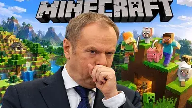 Donald Tusk w Minecraftowym świecie.webp