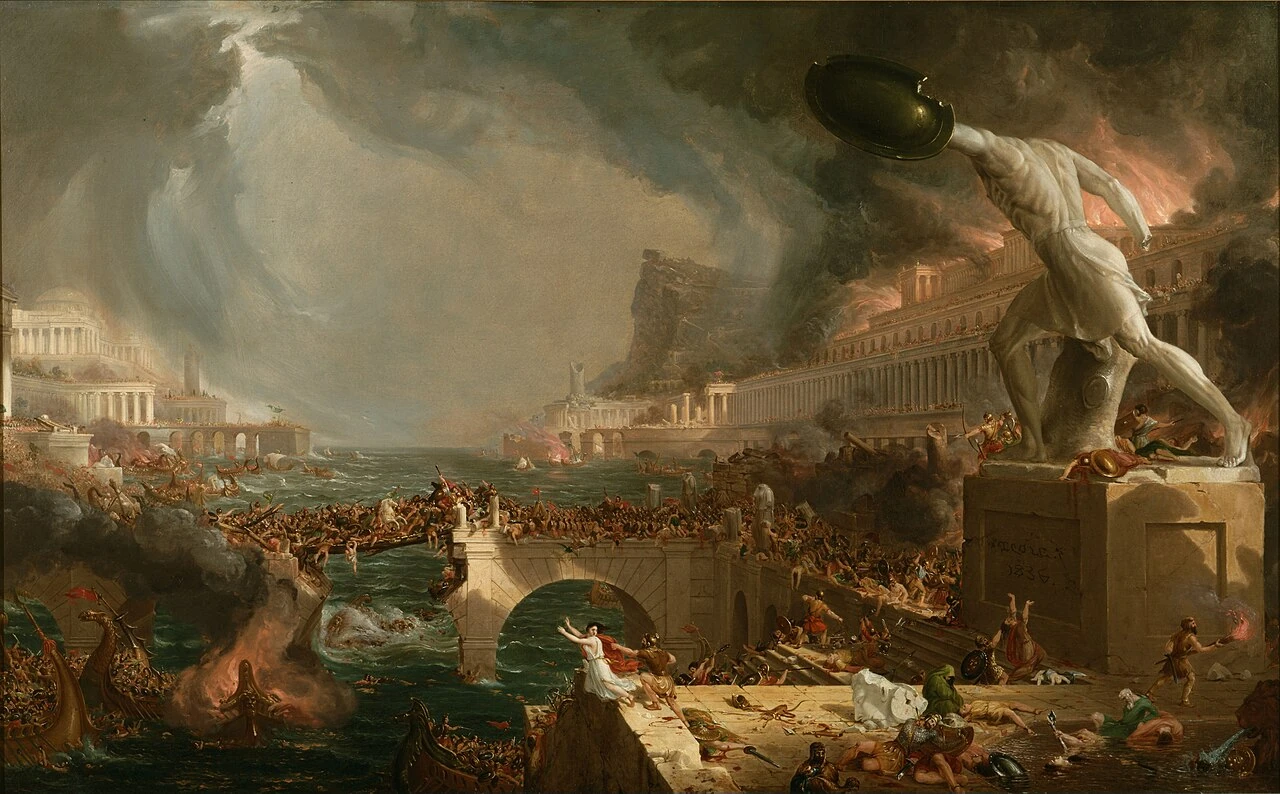 Thomas Cole "Dzieje imperium: zniszczenie" 1836 r.