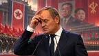 Zestresowany polityk na tle propagandy.webp