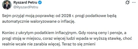Wpis Ryszarda Petru