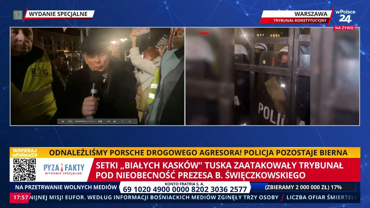 Jarosław Kaczyński jest pod TK! "Powinien trwać"