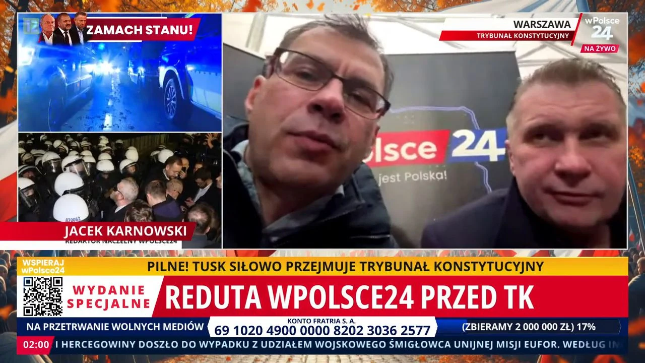 Czarnek o nocnym ataku na TK: „Bolszewickie barbarzyństwo tuż przed Wszystkimi Świętymi! Naruszono to, co w Polsce święte”
