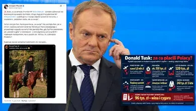 Portret Donalda Tuska z infografiką.webp