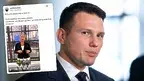 Portret polityka z wpisem na X.webp