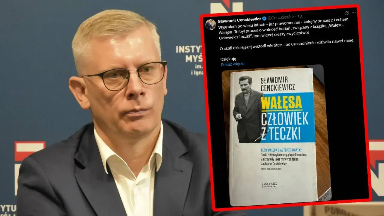 Prof. Cenckiewicz wygrywa w sądzie z Wałęsą. "To mnie zaskoczyło"