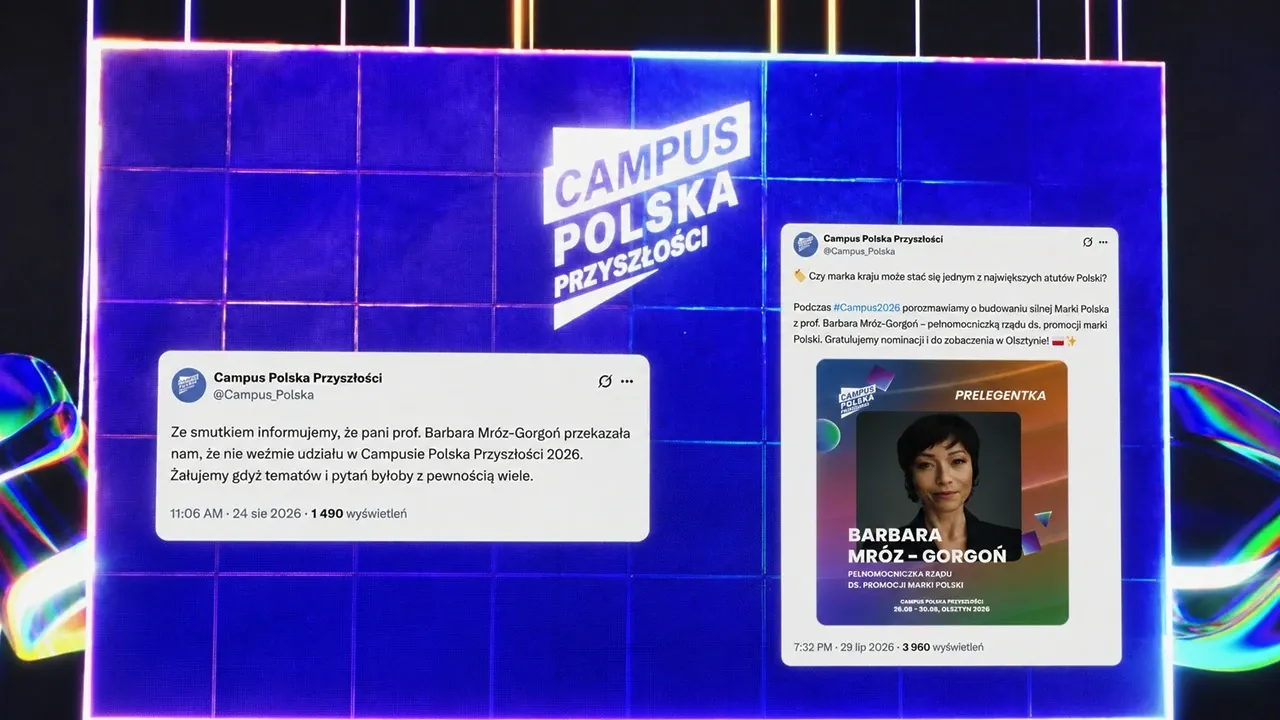Mróz-Gorgoń miała być gwiazdą Campusu Trzaskowskiego. Zapadła decyzja!